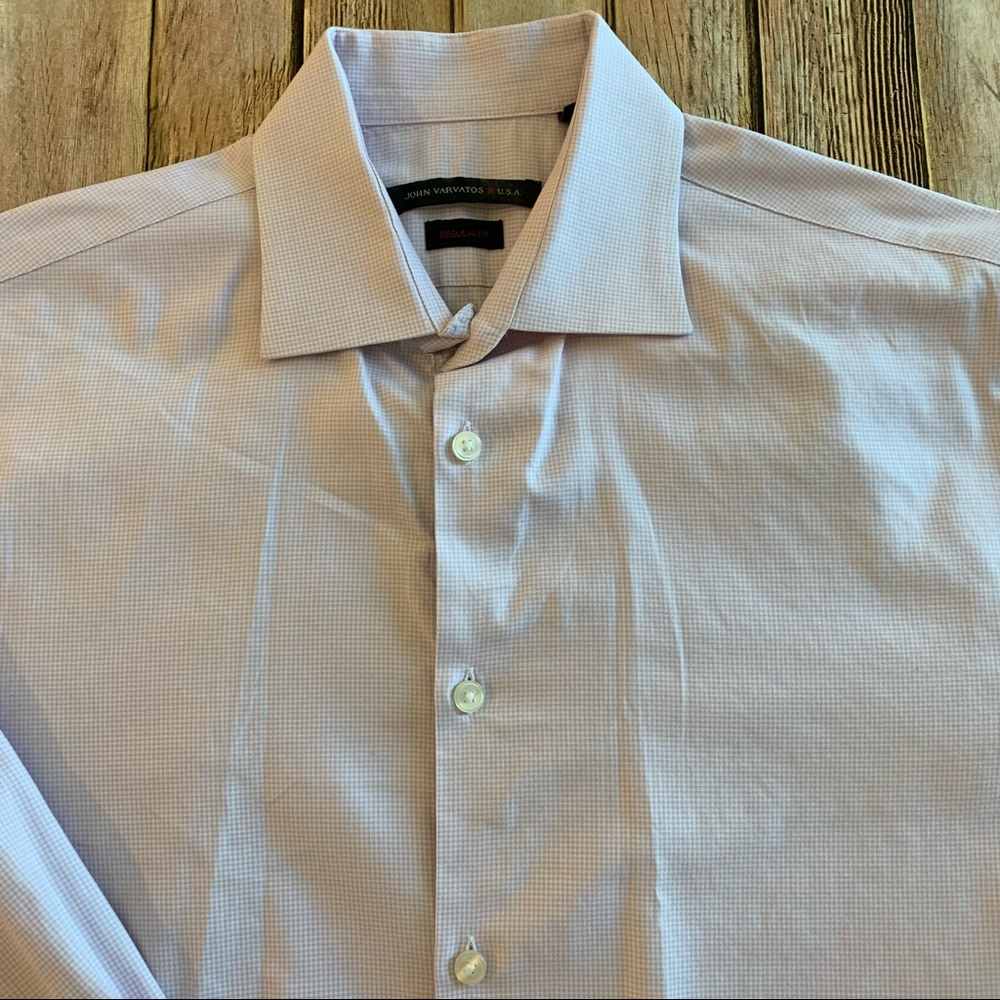 John Varvatos men’s long sleeve button down dress shirt | size 15.5 neck 32/33 - Picture 8 of 11
